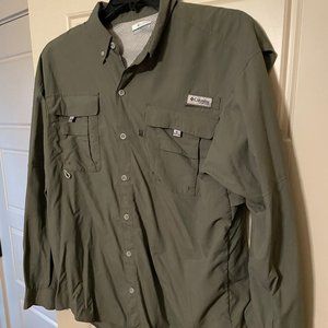 Mens Columbia PFG Button Up